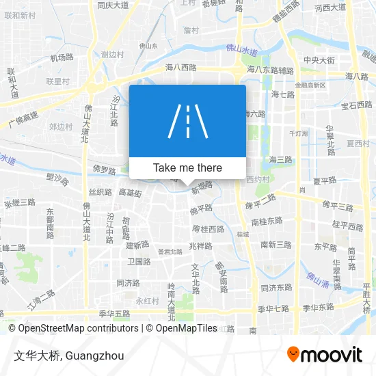 文华大桥 map
