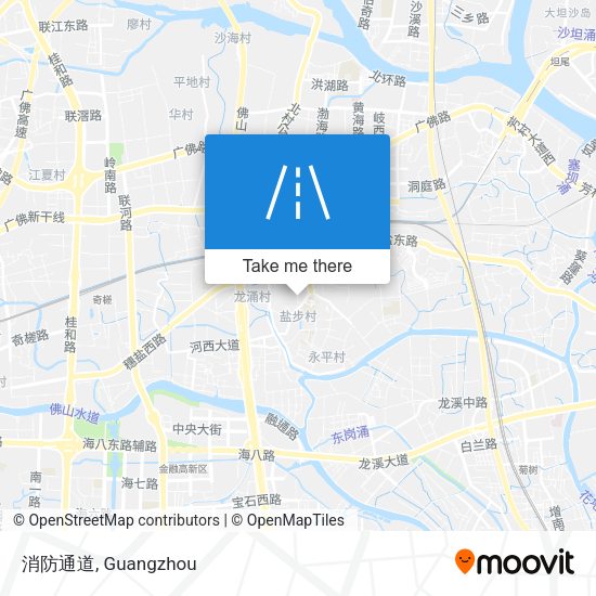 消防通道 map