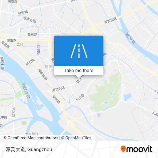 潭灵大道 map