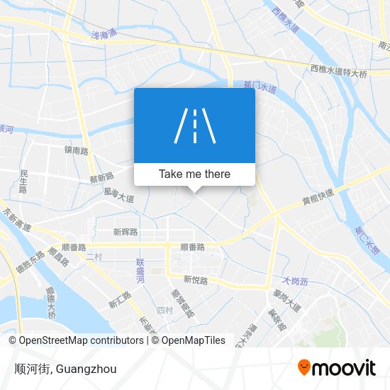顺河街 map