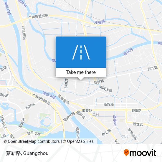 蔡新路 map