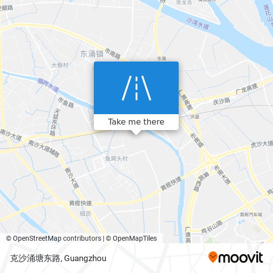 克沙涌塘东路 map