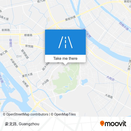 豪龙路 map