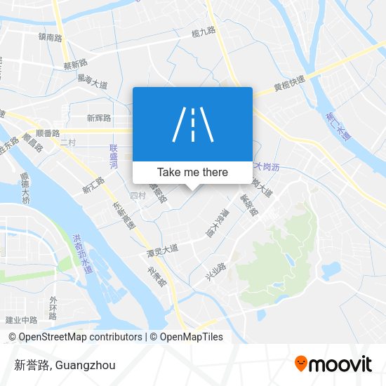 新誉路 map