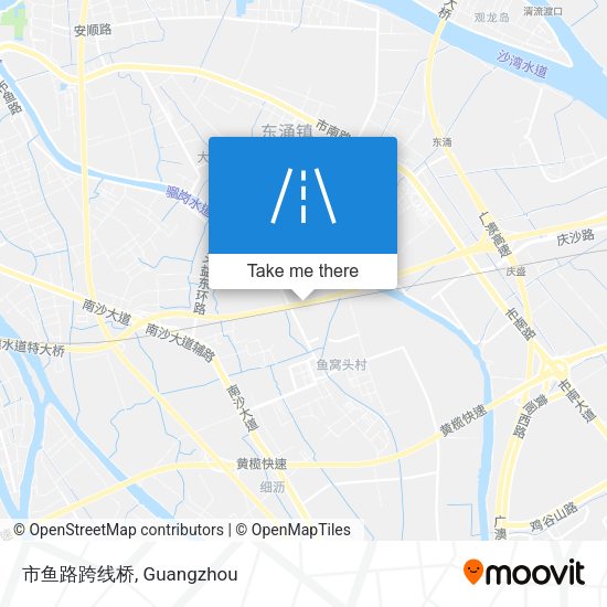市鱼路跨线桥 map
