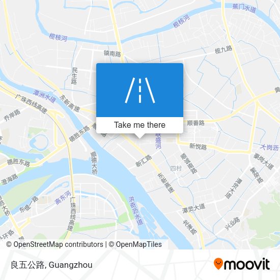 良五公路 map