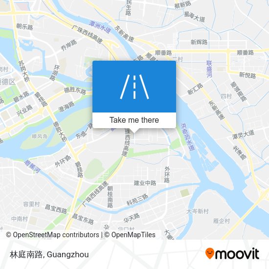 林庭南路 map