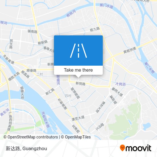 新达路 map