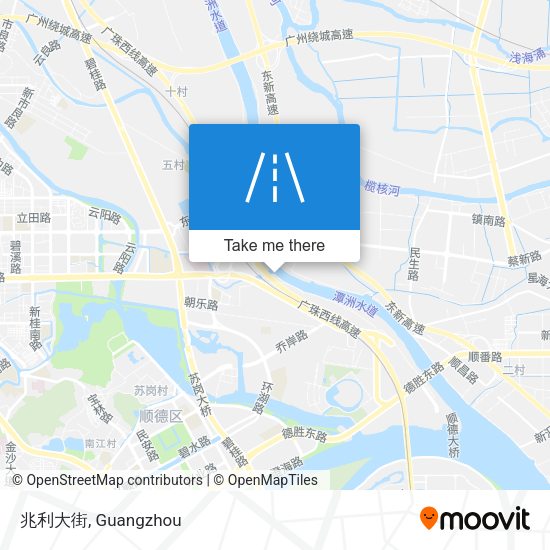 兆利大街 map