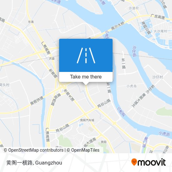 黄阁一横路 map