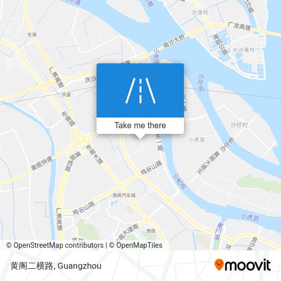 黄阁二横路 map