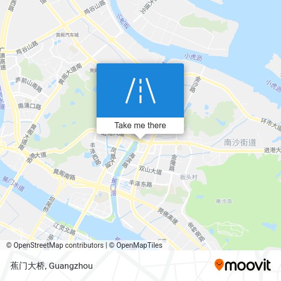 蕉门大桥 map