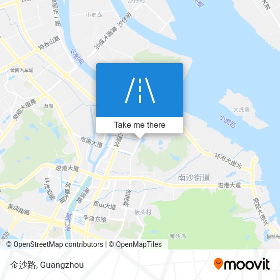 金沙路 map