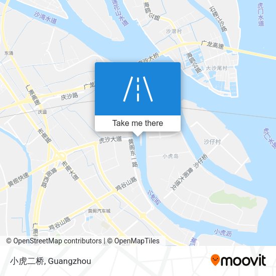 小虎二桥 map