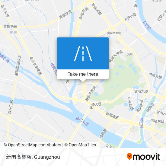 新围高架桥 map