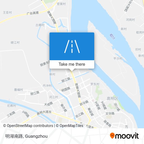 明湖南路 map