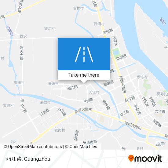 丽江路 map