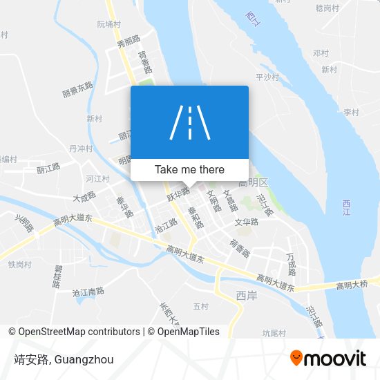 靖安路 map