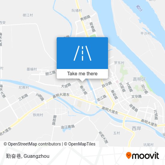 勤奋巷 map