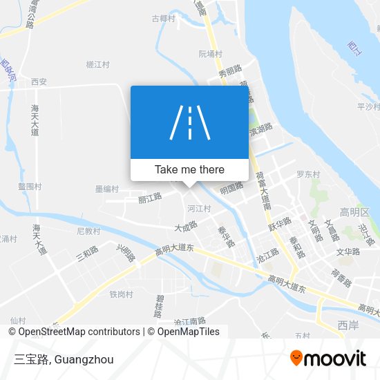 三宝路 map