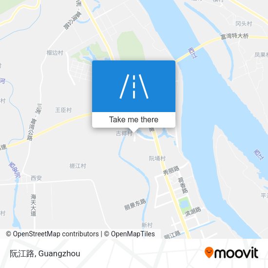 阮江路 map