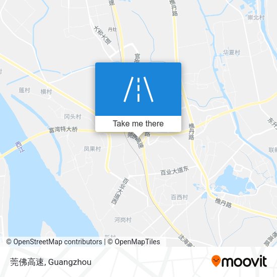 莞佛高速 map