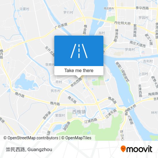 崇民西路 map