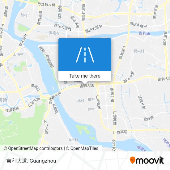 吉利大道 map