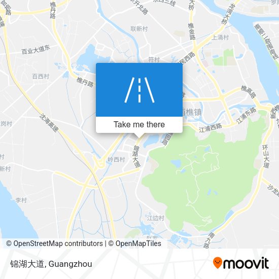 锦湖大道 map