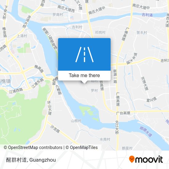 醒群村道 map