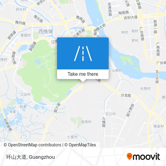 环山大道 map
