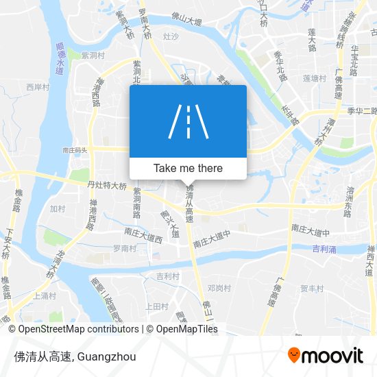佛清从高速 map