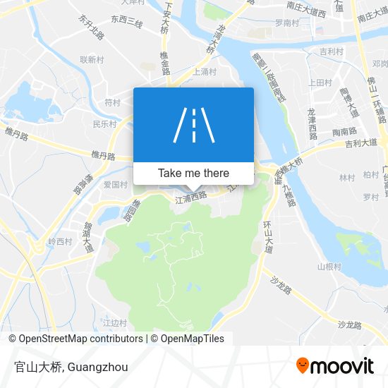 官山大桥 map