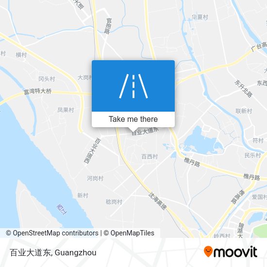 百业大道东 map
