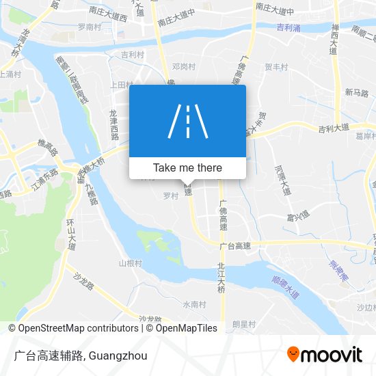 广台高速辅路 map