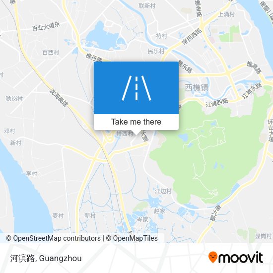 河滨路 map