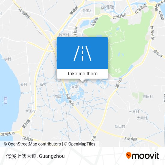 儒溪上儒大道 map