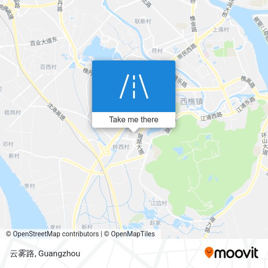 云雾路 map