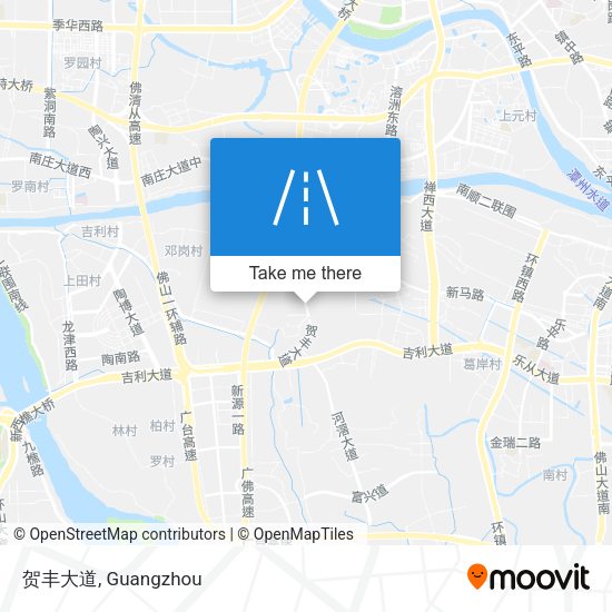 贺丰大道 map