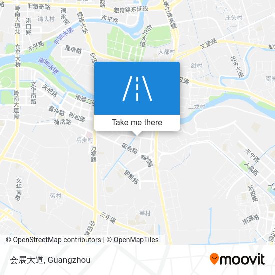 会展大道 map