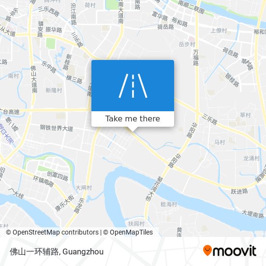佛山一环辅路 map
