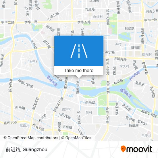 前进路 map