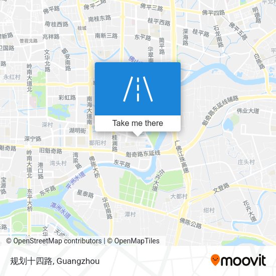 规划十四路 map