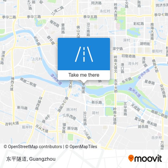 东平隧道 map