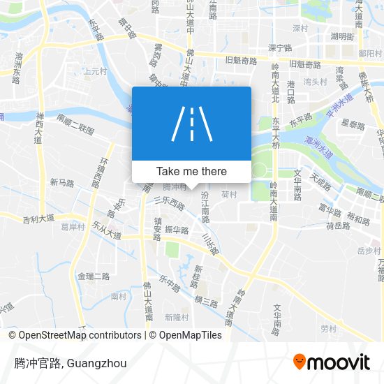 腾冲官路 map