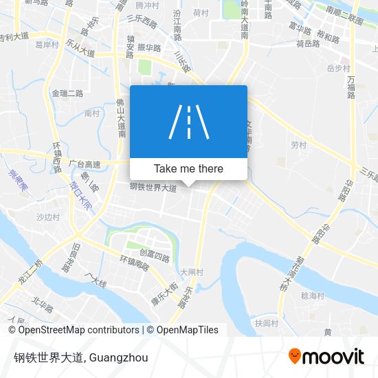 钢铁世界大道 map