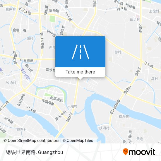 钢铁世界南路 map