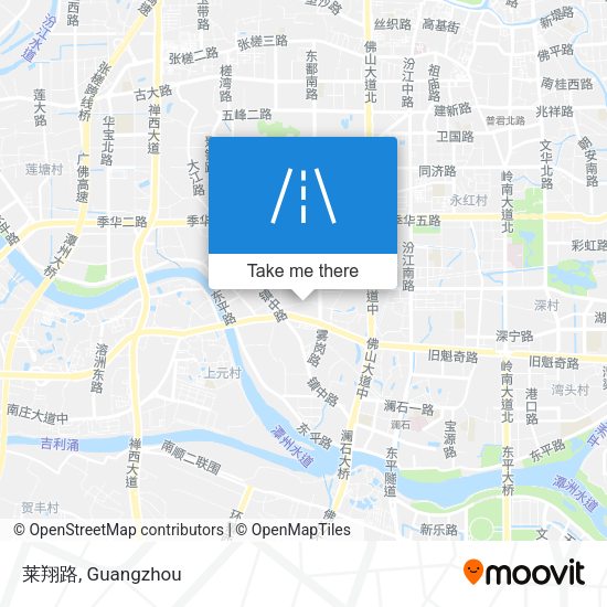 莱翔路 map