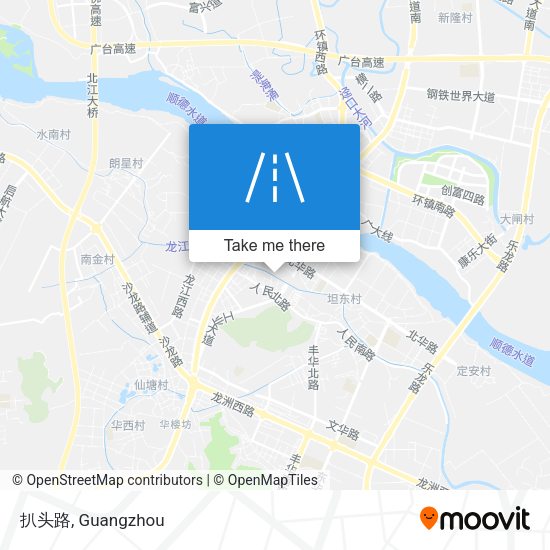 扒头路 map