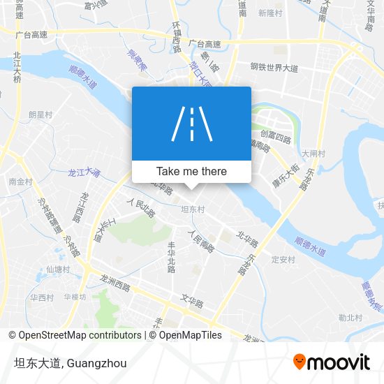 坦东大道 map